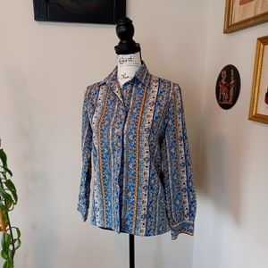 Vintage 1960's Garland button up blouse